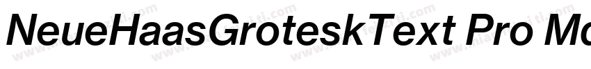 NeueHaasGroteskText Pro Md字体转换